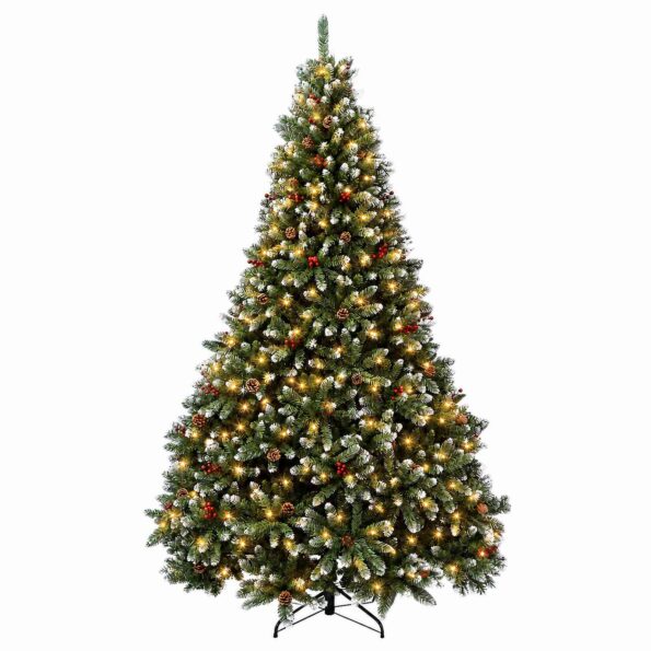 vidaXL Umelý Sklápací Vianočný Stromček 300 cm 1000 LED Teplá biela – Obrázok 4