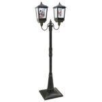 vidaXL Vianočný lampáš ESPOO Studená biela 57 x 37,5 x 179 cm – Obrázok 2
