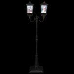 vidaXL Vianočný lampáš ESPOO Studená biela 57 x 37,5 x 179 cm – Obrázok 4