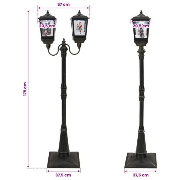 vidaXL Vianočný lampáš ESPOO Studená biela 57 x 37,5 x 179 cm – Obrázok 8