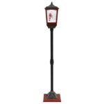 vidaXL Vianočný lampáš ESPOO Studená biela 26,5 x 26,5 x 146 cm – Obrázok 5