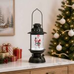 vidaXL Christmas Lantern ESPOO Studená biela Ø 21 x 40,5 cm – Obrázok 3