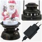 vidaXL Christmas Lantern ESPOO Studená biela Ø 21 x 40,5 cm – Obrázok 7