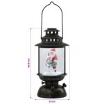 vidaXL Christmas Lantern ESPOO Studená biela Ø 21 x 40,5 cm – Obrázok 8