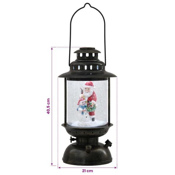 vidaXL Christmas Lantern ESPOO Studená biela Ø 21 x 40,5 cm – Obrázok 8