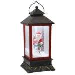 vidaXL Vianočný lampáš ESPOO Studená biela 17,5 x 17,5 x 41 cm – Obrázok 2