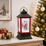 vidaXL Vianočný lampáš ESPOO Studená biela 17,5 x 17,5 x 41 cm – Obrázok 3