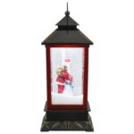 vidaXL Vianočný lampáš ESPOO Studená biela 17,5 x 17,5 x 41 cm – Obrázok 5