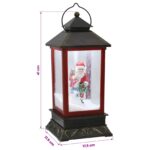 vidaXL Vianočný lampáš ESPOO Studená biela 17,5 x 17,5 x 41 cm – Obrázok 8