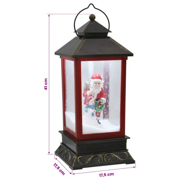 vidaXL Vianočný lampáš ESPOO Studená biela 17,5 x 17,5 x 41 cm – Obrázok 8