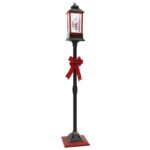 vidaXL Vianočný lampáš ESPOO Studená biela 26,5 x 26,5 x 150 cm – Obrázok 2