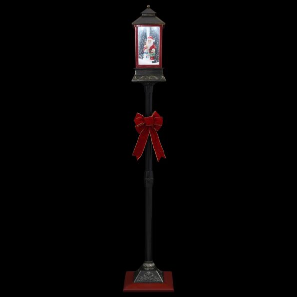 vidaXL Vianočný lampáš ESPOO Studená biela 26,5 x 26,5 x 150 cm – Obrázok 4