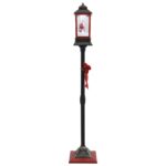 vidaXL Vianočný lampáš ESPOO Studená biela 26,5 x 26,5 x 150 cm – Obrázok 5