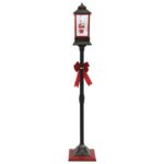 vidaXL Vianočný lampáš ESPOO Studená biela 26,5 x 26,5 x 150 cm – Obrázok 6