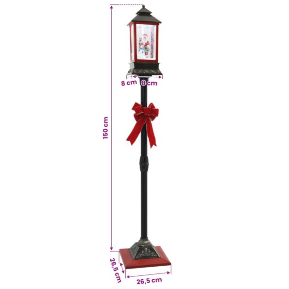 vidaXL Vianočný lampáš ESPOO Studená biela 26,5 x 26,5 x 150 cm – Obrázok 9