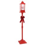 vidaXL Vianočný lampáš ESPOO Studená biela 26,5 x 26,5 x 150 cm – Obrázok 2