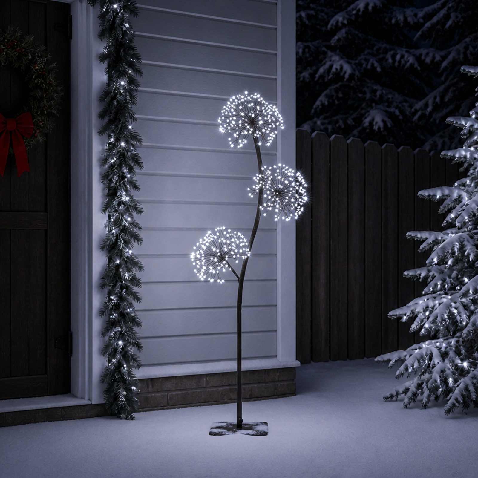 42055330_1.jpg vidaXL LED vianočný stromček v tvare S Čierna 18 x 18 x 150 cm Oceľ – Obrázok 1