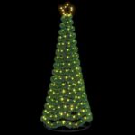 vidaXL Trblietavý LED vianočný stromček s podstavcom EKENAS 180 cm – Obrázok 3