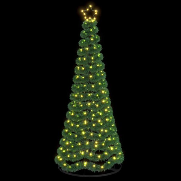 vidaXL Trblietavý LED vianočný stromček s podstavcom EKENAS 180 cm – Obrázok 3