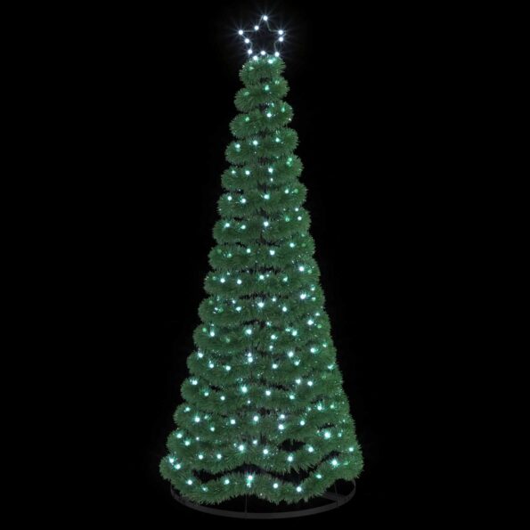 vidaXL Trblietavý LED vianočný stromček s podstavcom EKENAS 180 cm – Obrázok 3