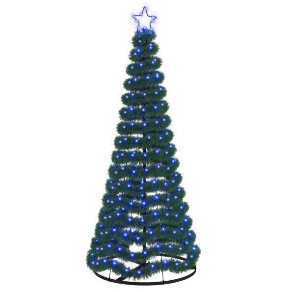 vidaXL Trblietavý LED vianočný stromček s podstavcom EKENAS 180 cm – Obrázok 2