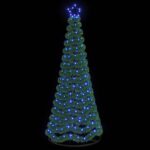 vidaXL Trblietavý LED vianočný stromček s podstavcom EKENAS 180 cm – Obrázok 3
