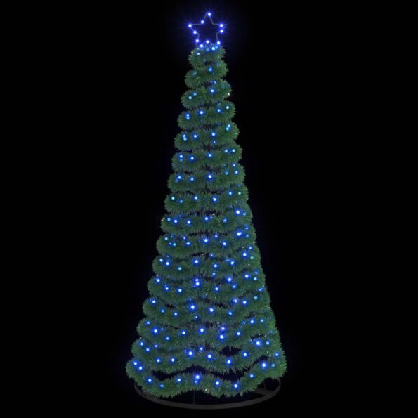 vidaXL Trblietavý LED vianočný stromček s podstavcom EKENAS 180 cm – Obrázok 3