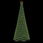 vidaXL Trblietavý LED vianočný stromček s podstavcom EKENAS 250 cm – Obrázok 3