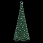 vidaXL Trblietavý LED vianočný stromček s podstavcom EKENAS 250 cm – Obrázok 3