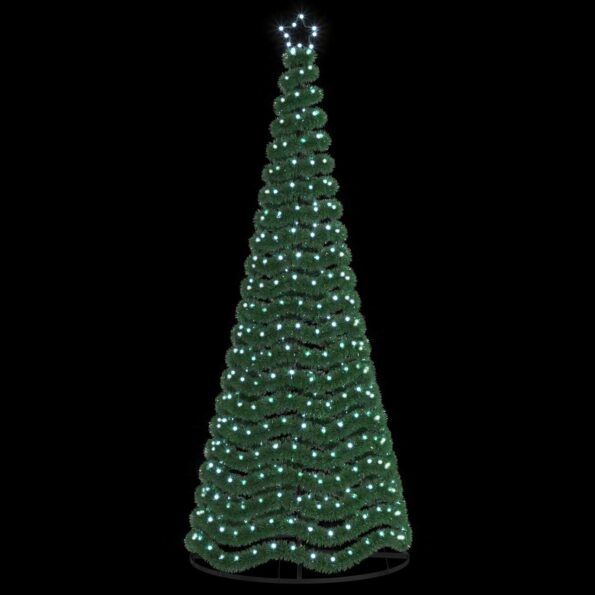 vidaXL Trblietavý LED vianočný stromček s podstavcom EKENAS 250 cm – Obrázok 3