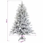 vidaXL Umelý Sklápací Vianočný Stromček 180 cm PVC a kov – Obrázok 7