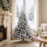 vidaXL Umelý Sklápací Vianočný Stromček 120 cm PVC a kov