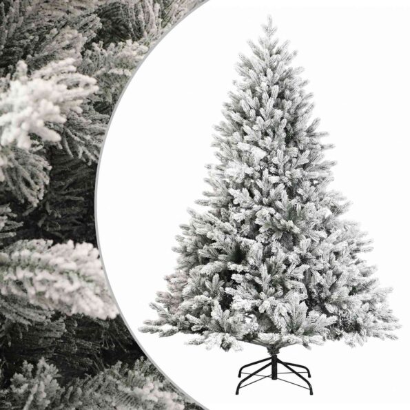 vidaXL Umelý Sklápací Vianočný Stromček 120 cm PVC a kov – Obrázok 2