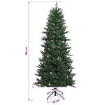 vidaXL Umelý Sklápací Vianočný Stromček 150 cm PVC a PE Zelená – Obrázok 7