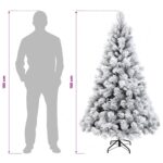 vidaXL Umelý Sklápací Vianočný Stromček 180 cm PVC a kov – Obrázok 8