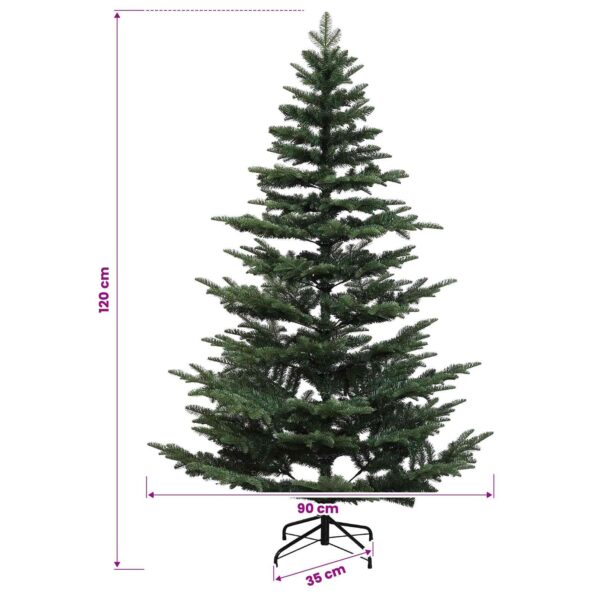 vidaXL Umelý Sklápací Vianočný Stromček 120 cm PE a PVC Zelená – Obrázok 7