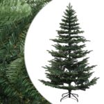 vidaXL Umelý Sklápací Vianočný Stromček 150 cm PE a PVC Zelená – Obrázok 2