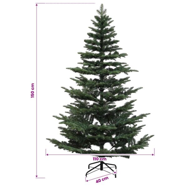 vidaXL Umelý Sklápací Vianočný Stromček 150 cm PE a PVC Zelená – Obrázok 7