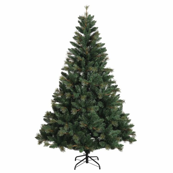 vidaXL Umelý Sklápací Vianočný Stromček 180 cm PVC a kov Zelená – Obrázok 3