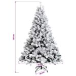 vidaXL Umelý Sklápací Vianočný Stromček 120 cm PVC a kov – Obrázok 7
