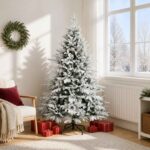 vidaXL Umelý Sklápací Vianočný Stromček 180 cm PVC a kov