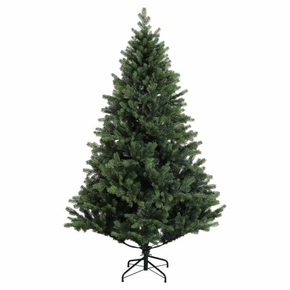 vidaXL Umelý Sklápací Vianočný Stromček 180 cm PVC a kov Zelená – Obrázok 3