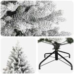 vidaXL Umelý Sklápací Vianočný Stromček 150 cm PVC a kov – Obrázok 4