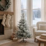 vidaXL Umelý Sklápací Vianočný Stromček 150 cm PVC a kov