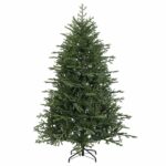 vidaXL Umelý Sklápací Vianočný Stromček 150 cm PVC a kov Zelená – Obrázok 3