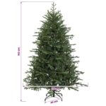 vidaXL Umelý Sklápací Vianočný Stromček 150 cm PVC a kov Zelená – Obrázok 7