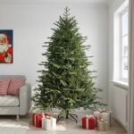 vidaXL Umelý Sklápací Vianočný Stromček 210 cm PVC a kov Zelená
