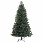vidaXL Umelý Sklápací Vianočný Stromček 180 cm PVC a kov Zelená – Obrázok 3