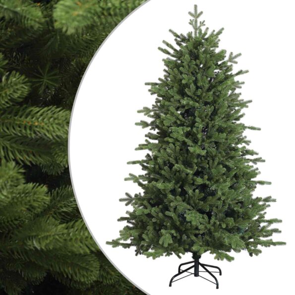 vidaXL Umelý Sklápací Vianočný Stromček 180 cm PVC a kov Zelená – Obrázok 2