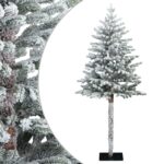 vidaXL Umelý Sklápací Vianočný Stromček 150 cm PVC a kov – Obrázok 2